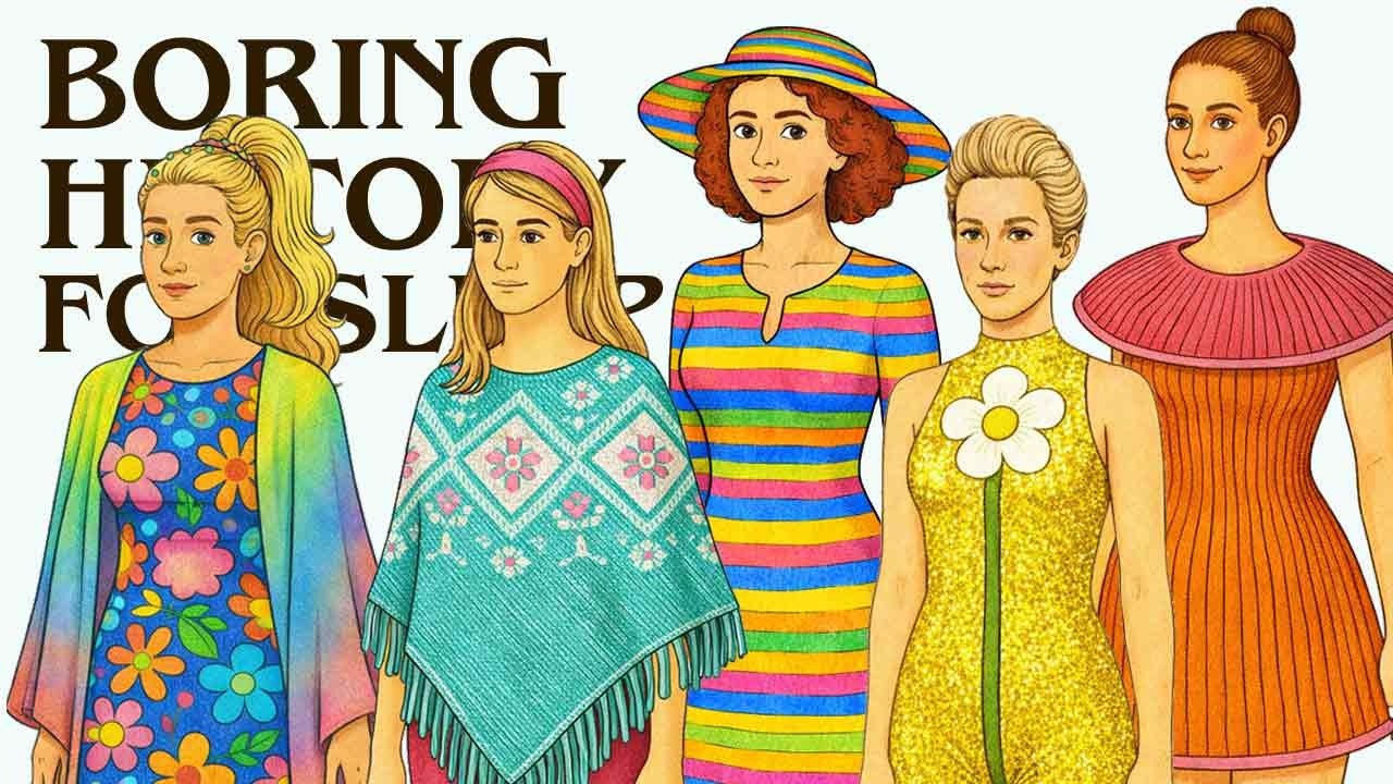 Why 1970s Fashion Was So Bizarre | Boring History for Sleep
