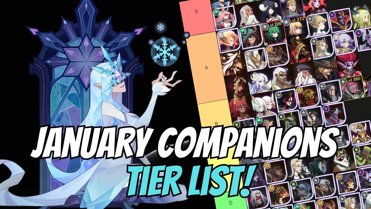 January Companions Tier List | AFK Arena Companions