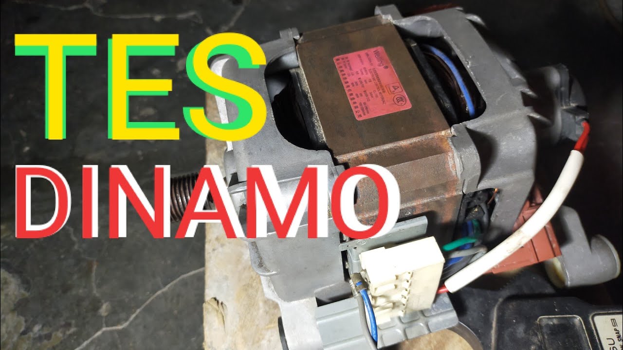 Cara tes motor Dinamo mesin cuci front loading