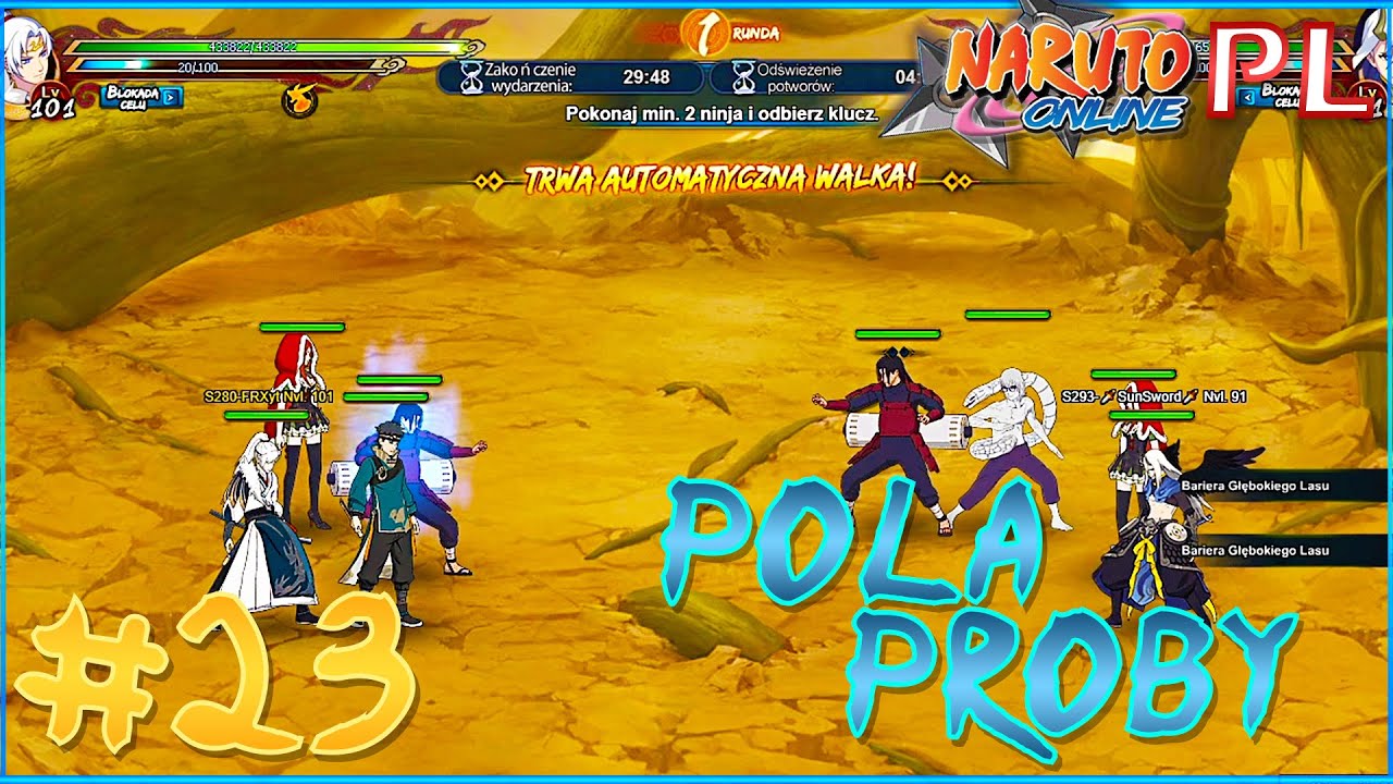 Naruto Online PL #23 | TOP 1 NINJA Z METY - Hashirama Final Battle