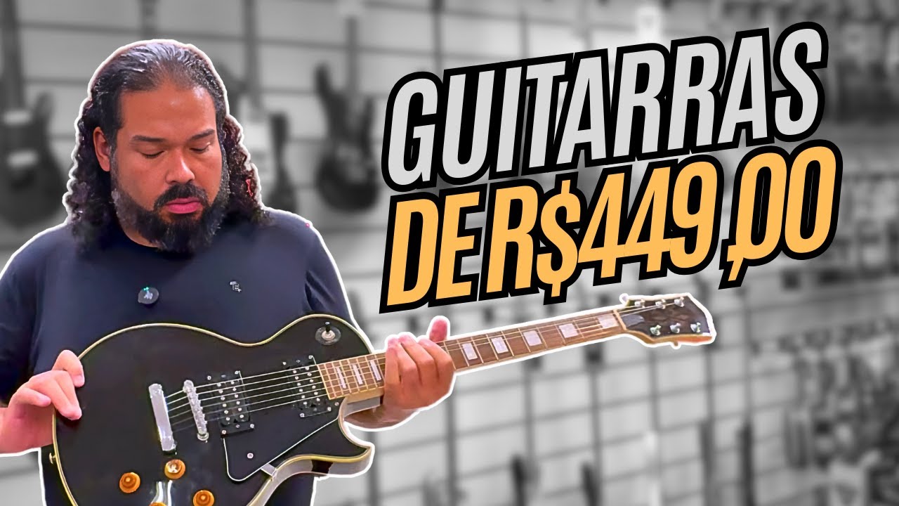 GUITARRAS A R$449 REAIS? LOJA DESTROYER NA TEODORO