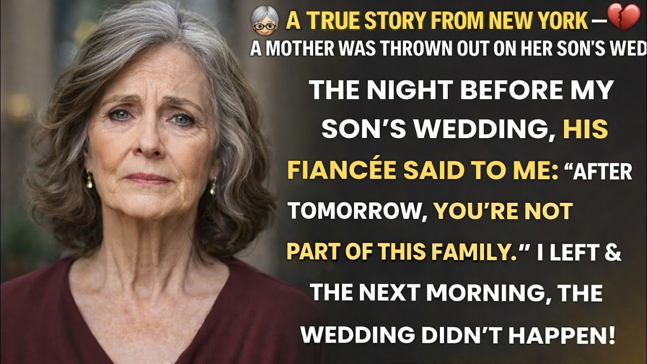 👵💔 A True Story from New York — A Mother Was Thrown Out on Her Son’s Wedding Day