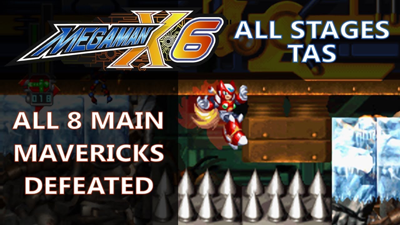 Mega Man X6 "All Stages" TAS in 