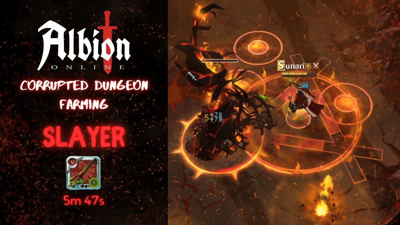 339k in 5 minutes !!! | SLAYER Corrupted Dungeon Speed Clear | Albion Online