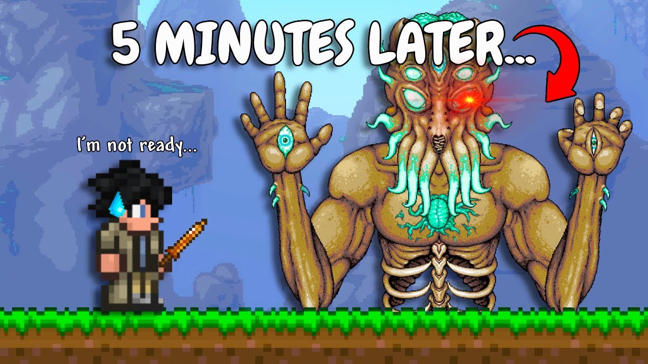 Terraria, But Every 5 Minutes A RANDOM Enemy Spawns...