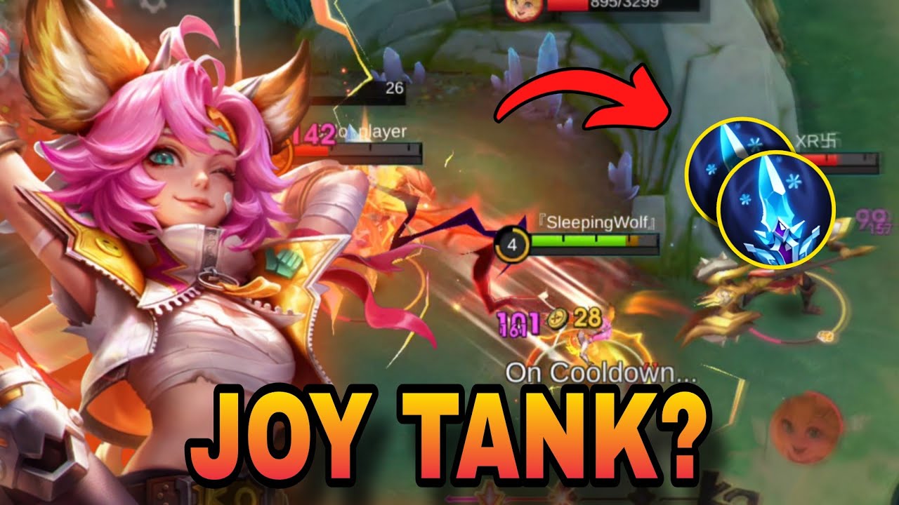 Testing Joy Full Tank Slow Build (New Special Skin) || Mobile Legends