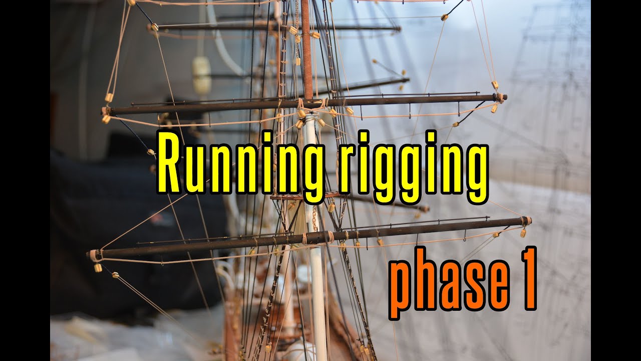 Cutty Sark - part 47 Running Rigging (phase 1)