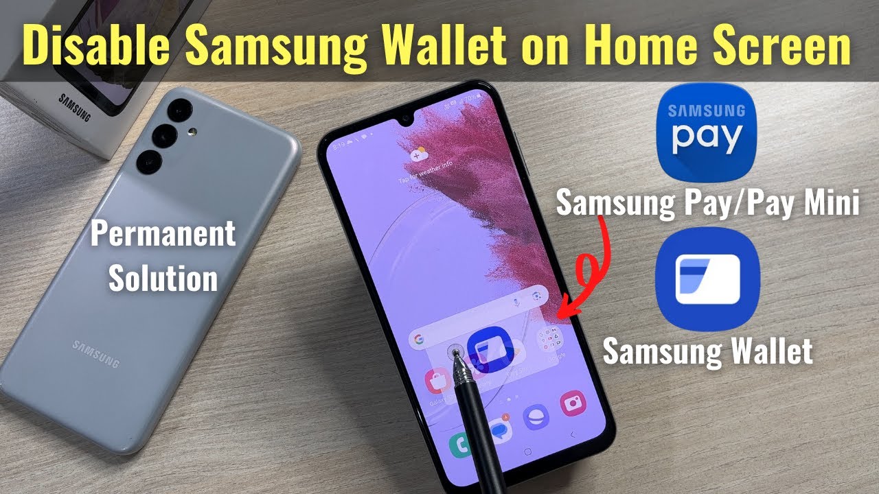 How to Disable Samsung Pay/Wallet Swipe Up Permanently from Home & Lock Screen Ft.Samsung M34