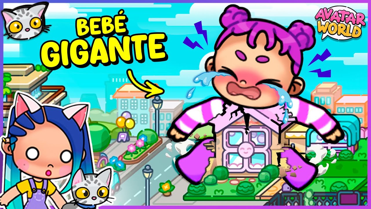 👶💥 ¡Esta BEBÉ se HACE GIGANTE cuando LLORA! 😱 #avatarworld