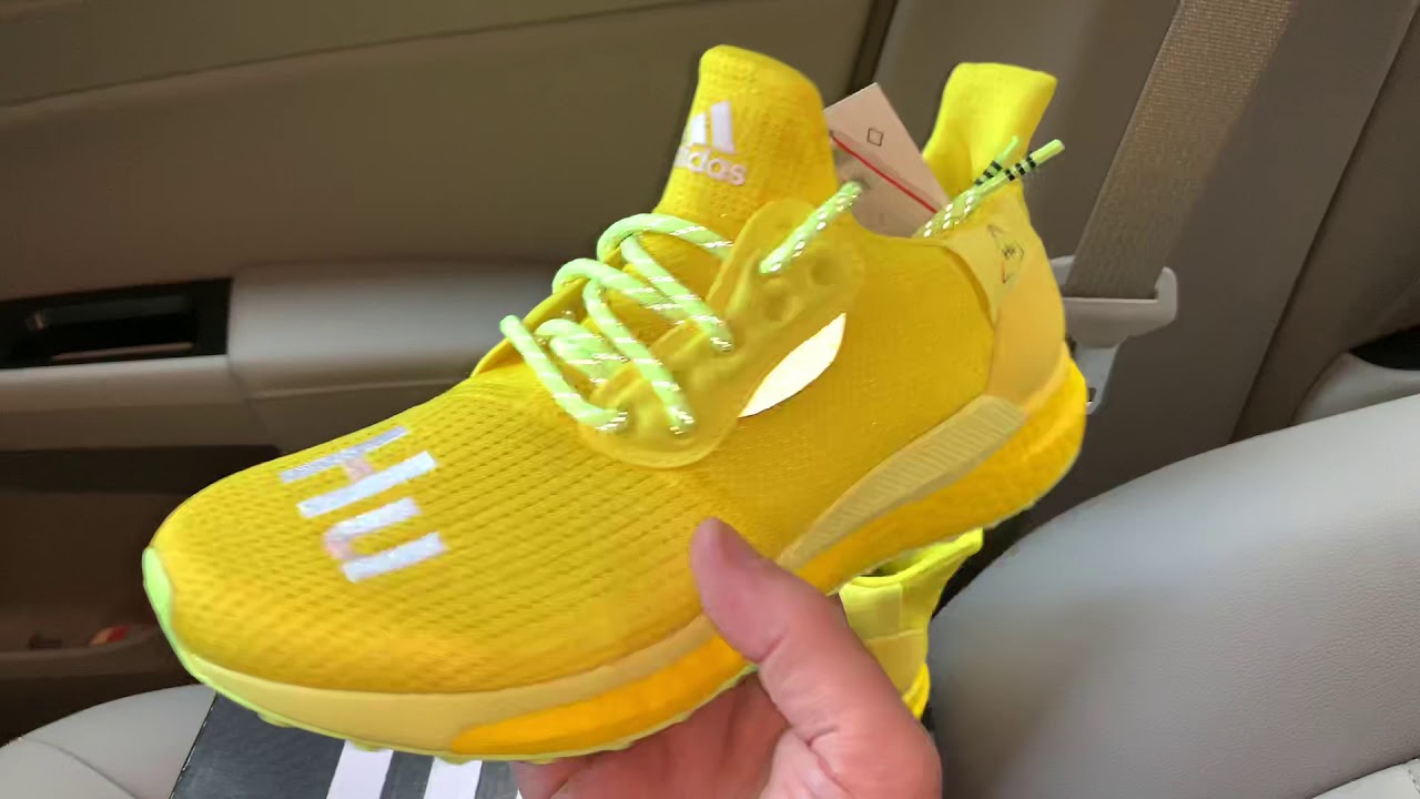 Adidas Pharrell Williams Solar Hu Glide Yellow sneakers