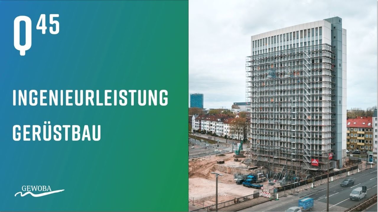 Ingenieurleistung Gerüstbau  - Die alte Fassade kommt runter