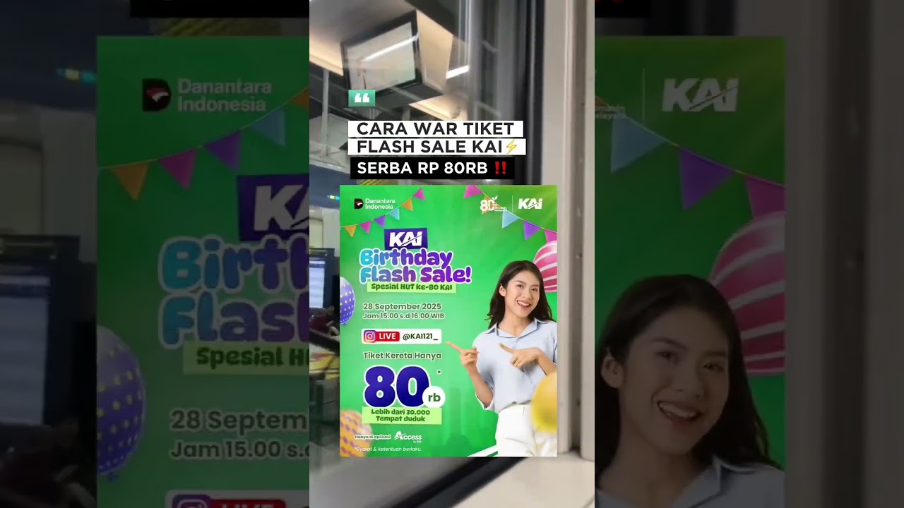 tutorial cara dapatin tiket murah KAI harga 80rb..yuk segera sampai November #keretaapi #keretamurah