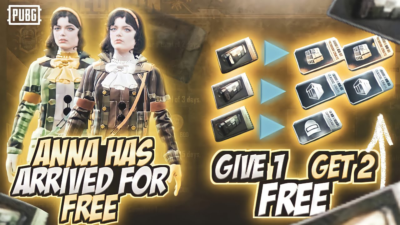 Free Anna Character Is Here | Get Free Vouchers |Get Free Old Season Tier Rewards | PUBGM