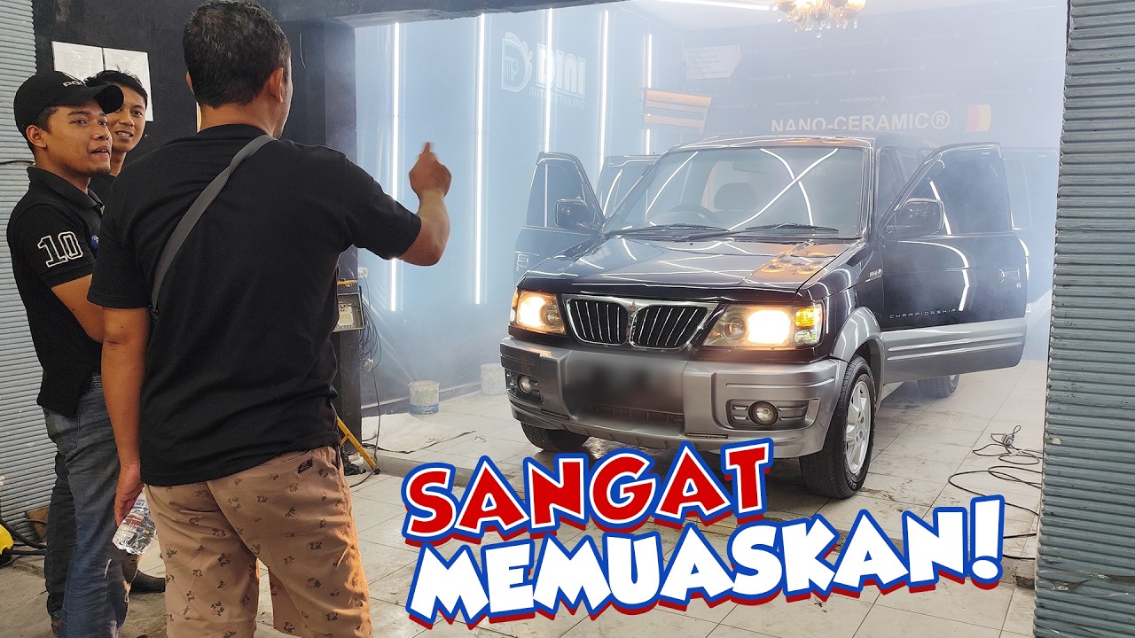Peremajaan Mitsubishi Kuda Grandia Diesel 2.5 Salon Total Full Detailing Hasilnya bikin Pangling