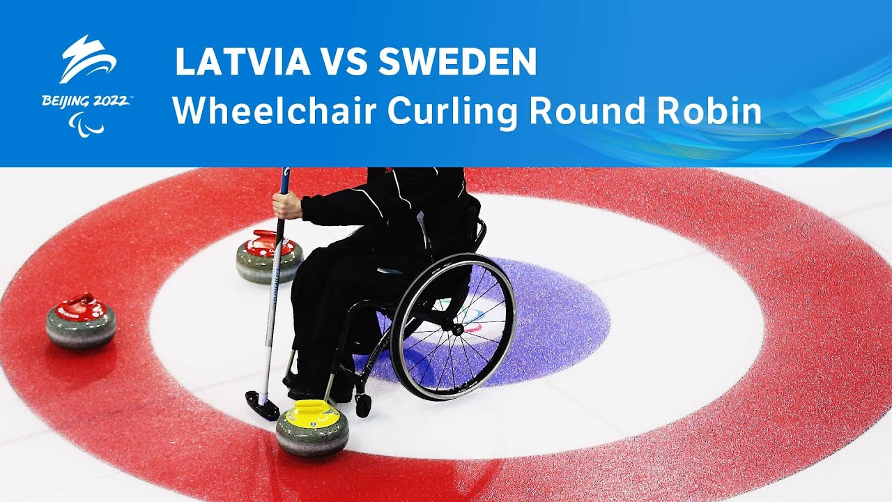 Latvia vs Sweden | Wheelchair Curling Round Robin | Day 3 | Beijing 2022 Paralympic Winter Games