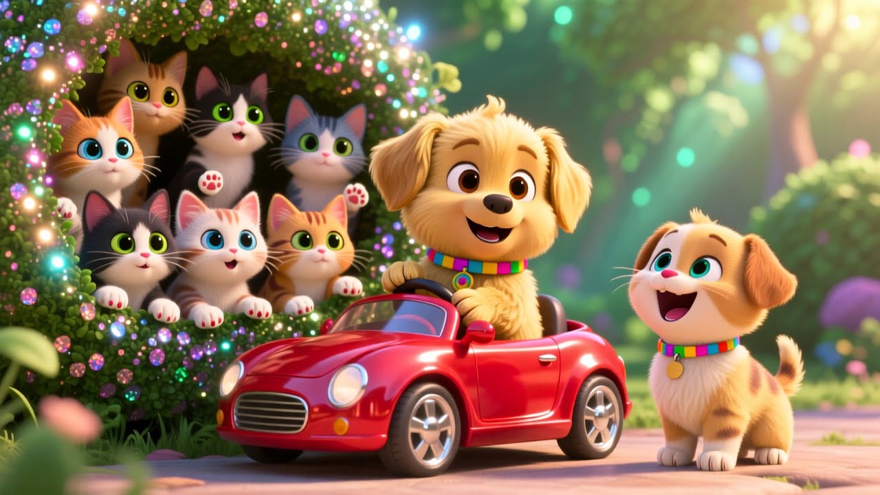 Puppy's Magical 123 Ride 🐶✨ | Learn Numbers 1–10 for Kids | Preschool Educational Video