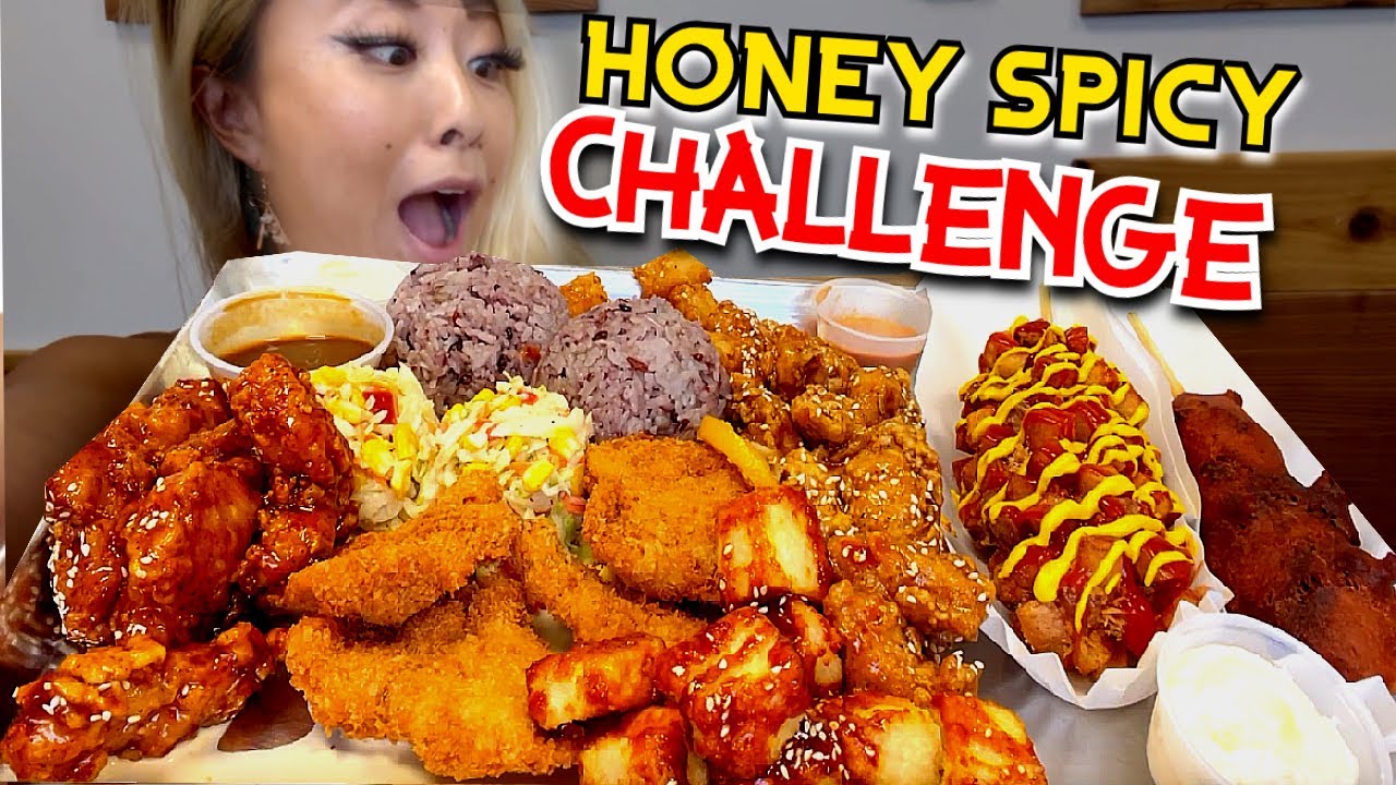 HONEY SPICY 5LB PLATTER CHALLENGE at Portland, OR!! #RainaisCrazy