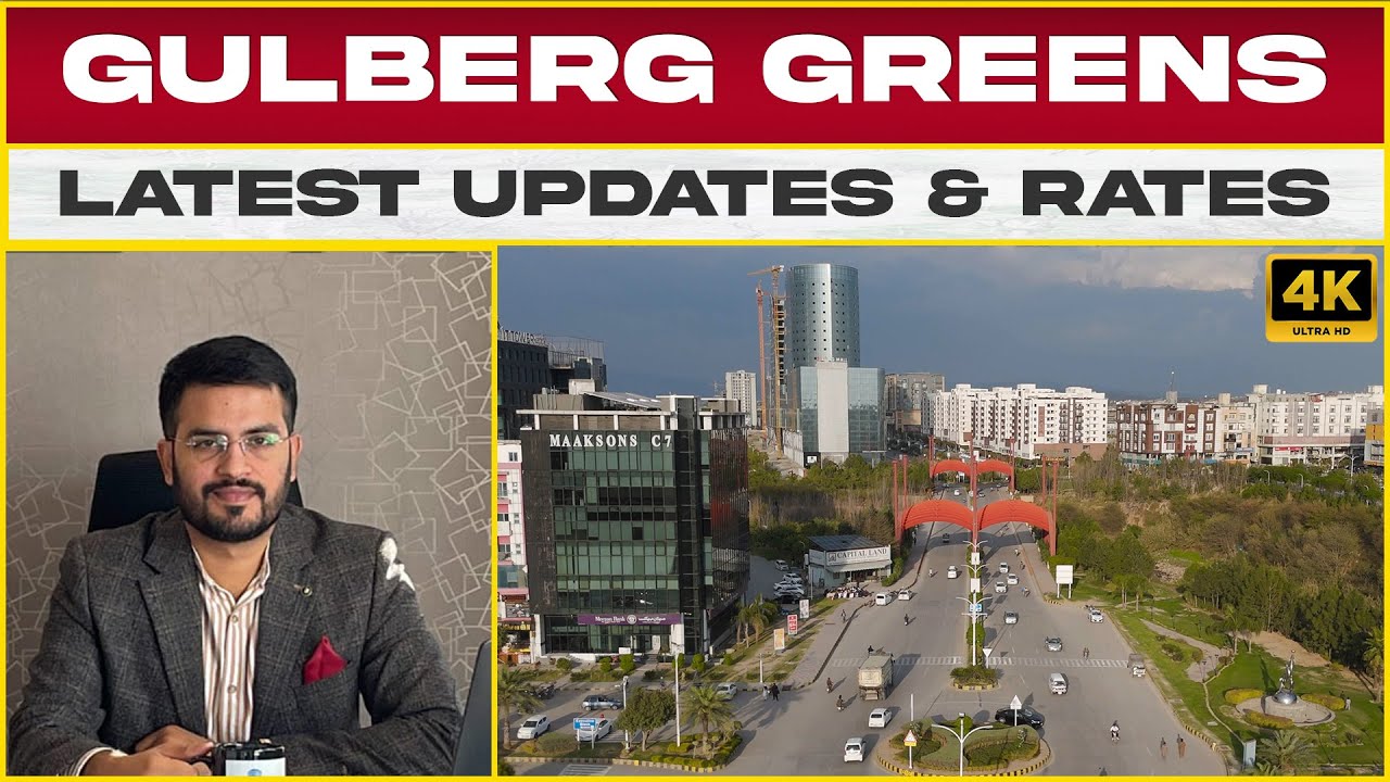 Site Visit Gulberg Greens Islamabad | Latest Plot Rates of All Categories | Actual Drone Footage