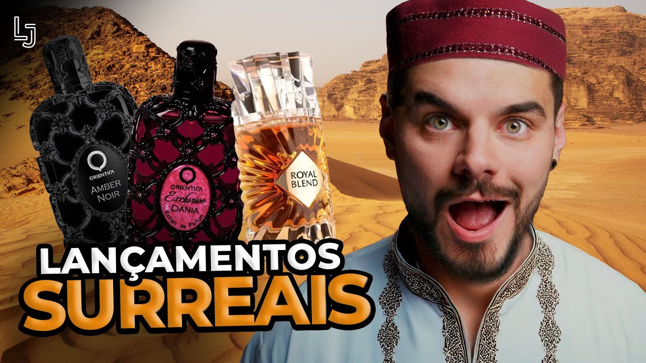 NOVOS PERFUMES ÁRABES! ORIENTICA AMBER NOIR E DANIA + LANÇAMENTO SURREAL ROYAL BLEND FRENCH AVENUE
