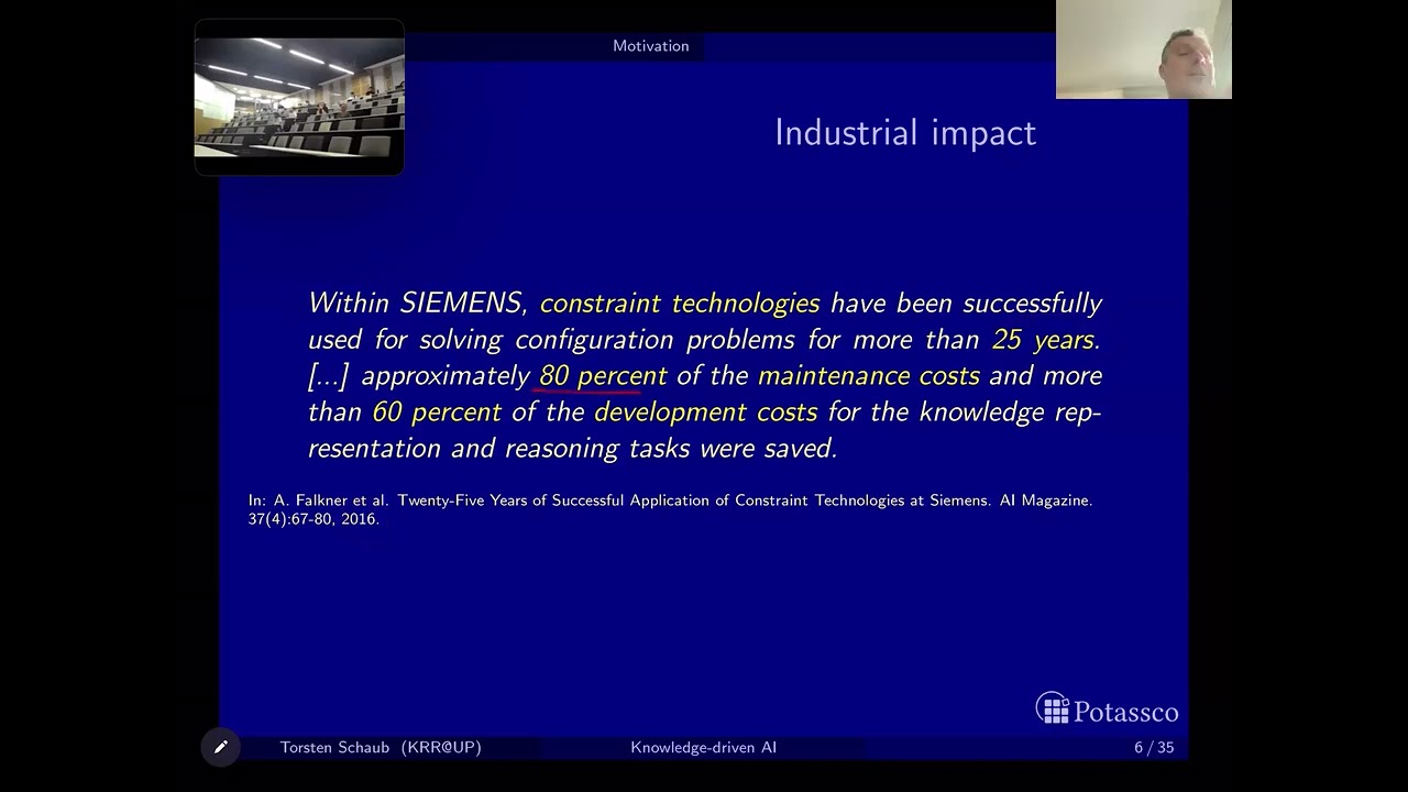 Torsten Schaub   Knowledge-driven Artificial Intelligence
