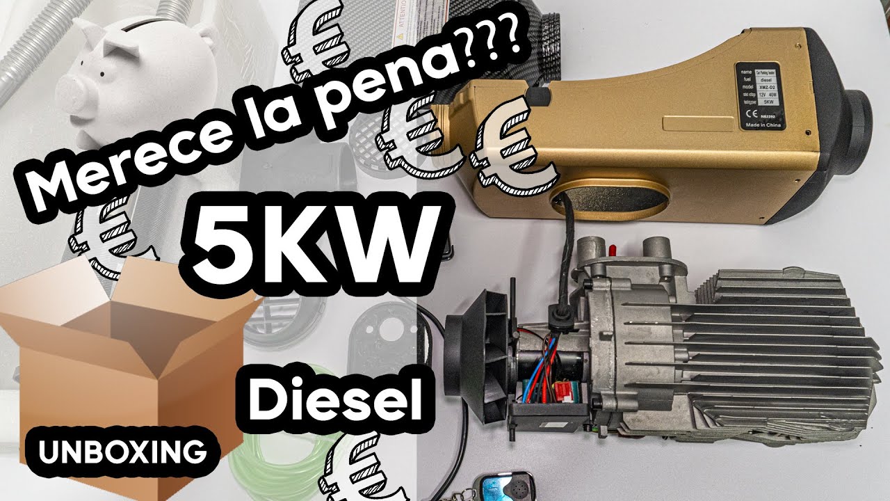 🔥Calefacción estacionaria China 2021 de 5KW Auto caravanas!📦Unboxing y Primeras impresiones!