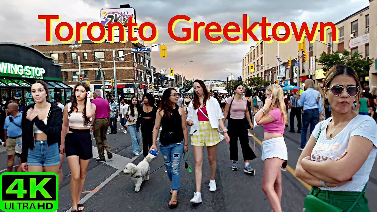 【4K】TASTE OF THE DANFORTH GREEKTOWN CELEBRATION TORONTO CANADA