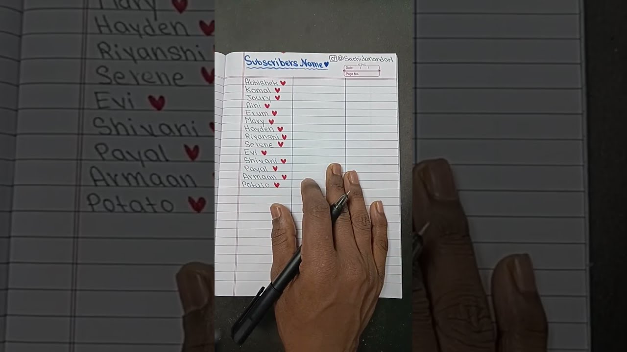 Name Writing in Stylish Calligraphy (LIVE).