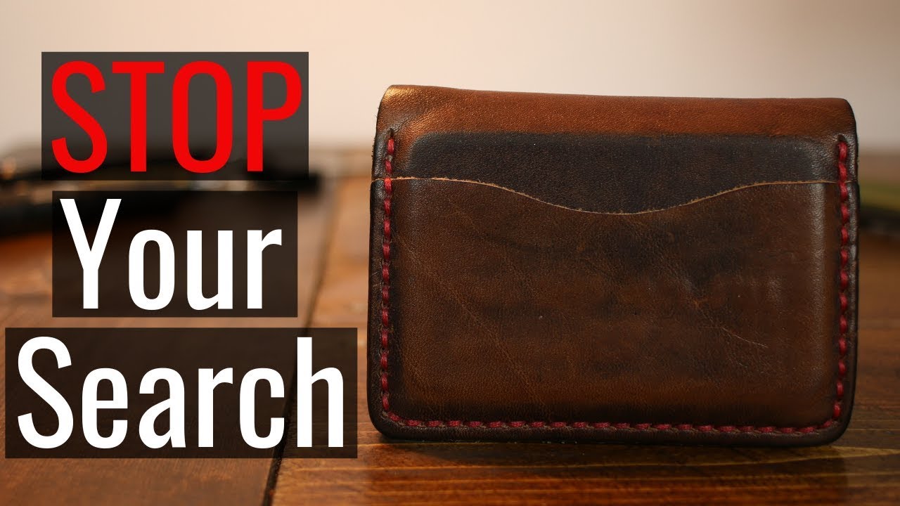 Stop Your Search! - Popov 5 Card Leather Wallet Review