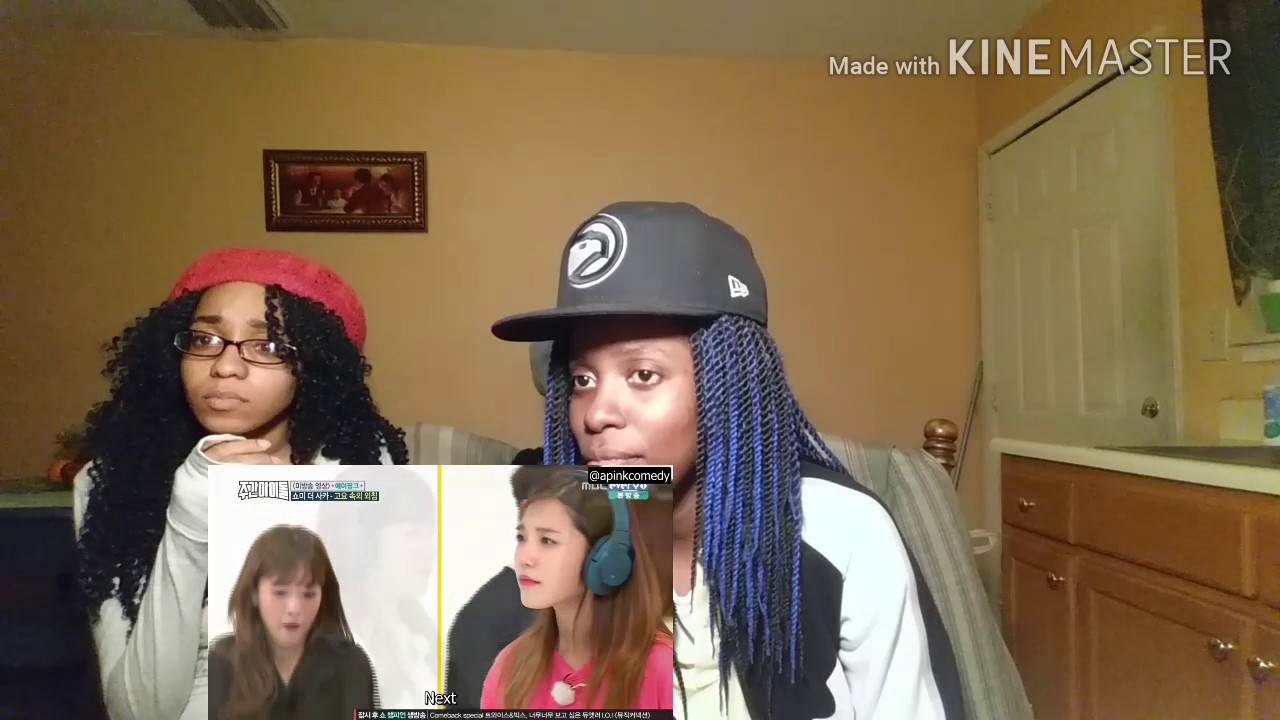 APINK FUNNY WHISPER CHALLENGE WEEKLY IDOL REACTION