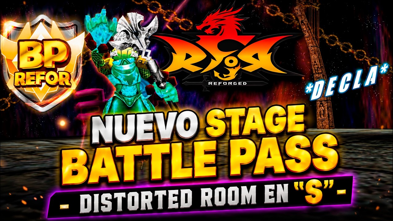 NUEVO STAGE BATTLE PASS - DISTORTED ROOM EN 
