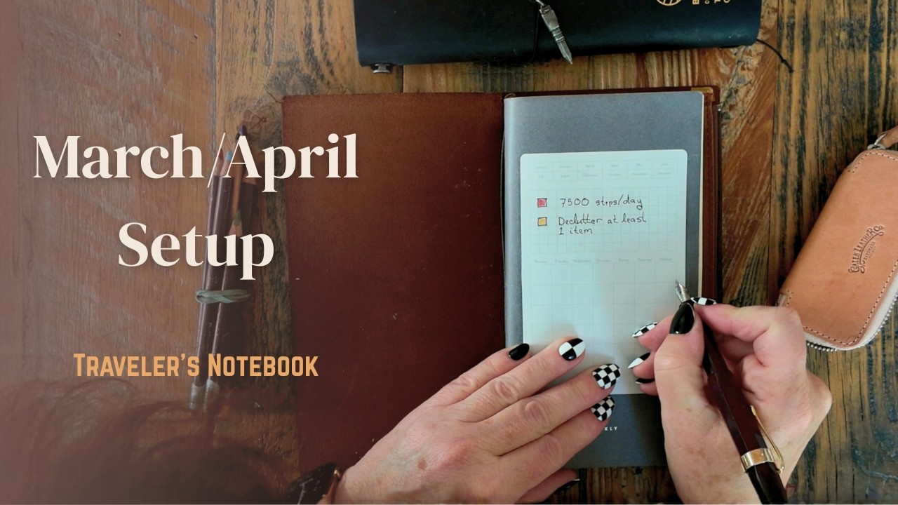 My March-April 2026 Traveler's Notebook Setup