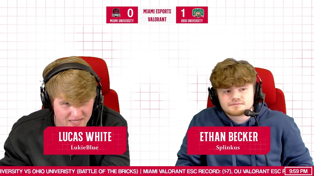 Miami University Varsity VALORANT (1-7) vs Ohio University (3-5) | ESC | 3 Min Delay