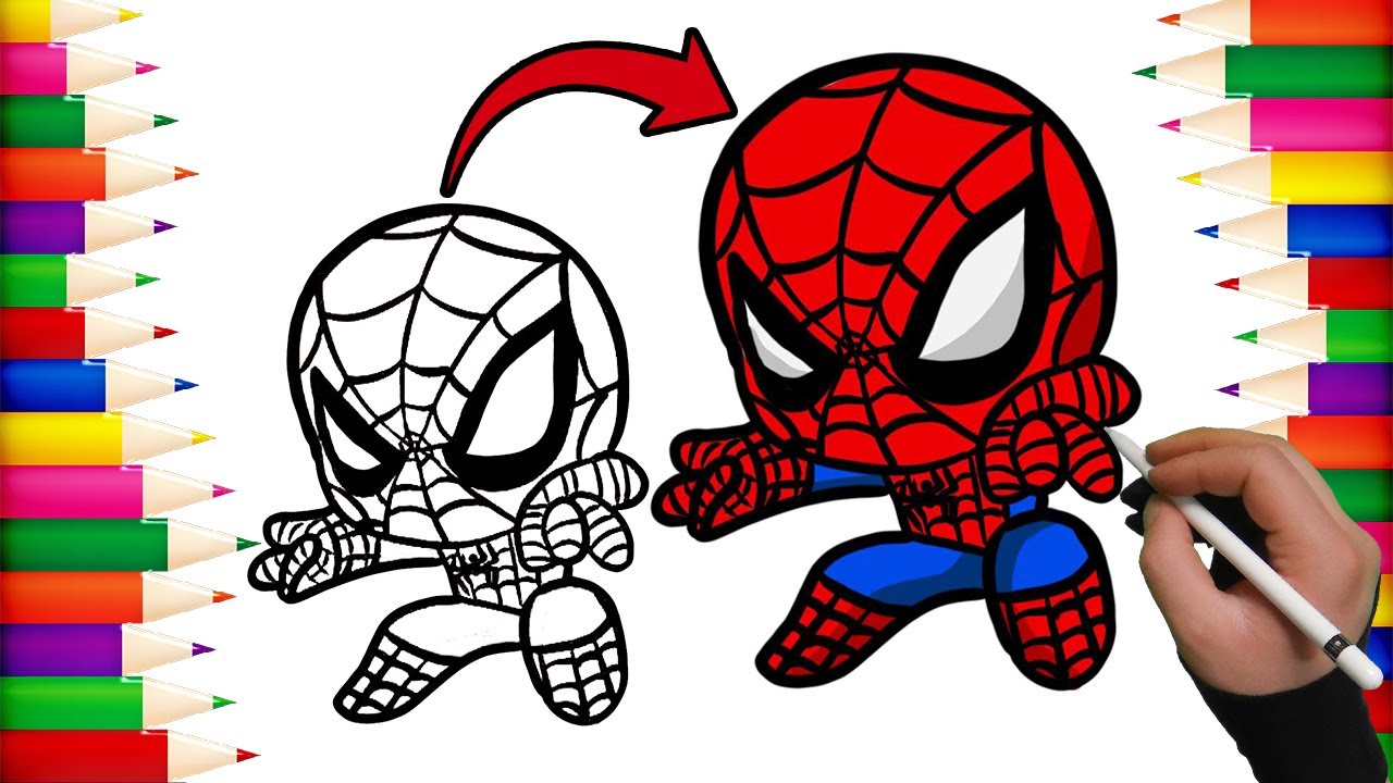 Bebek Örümcek Adam Çizimi - How To Do Draw Baby Spider Man - ÇOCUKLARA ÖZEL SERİ | KİDS #artofuss