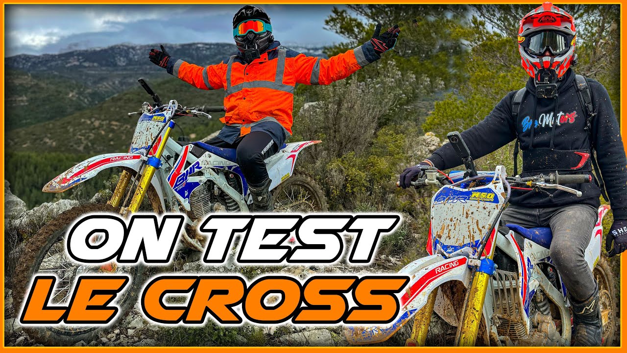 ON FAIT DU CROSS POUR LA PREMIÈRE FOIS ! QUE DES CHUTES !