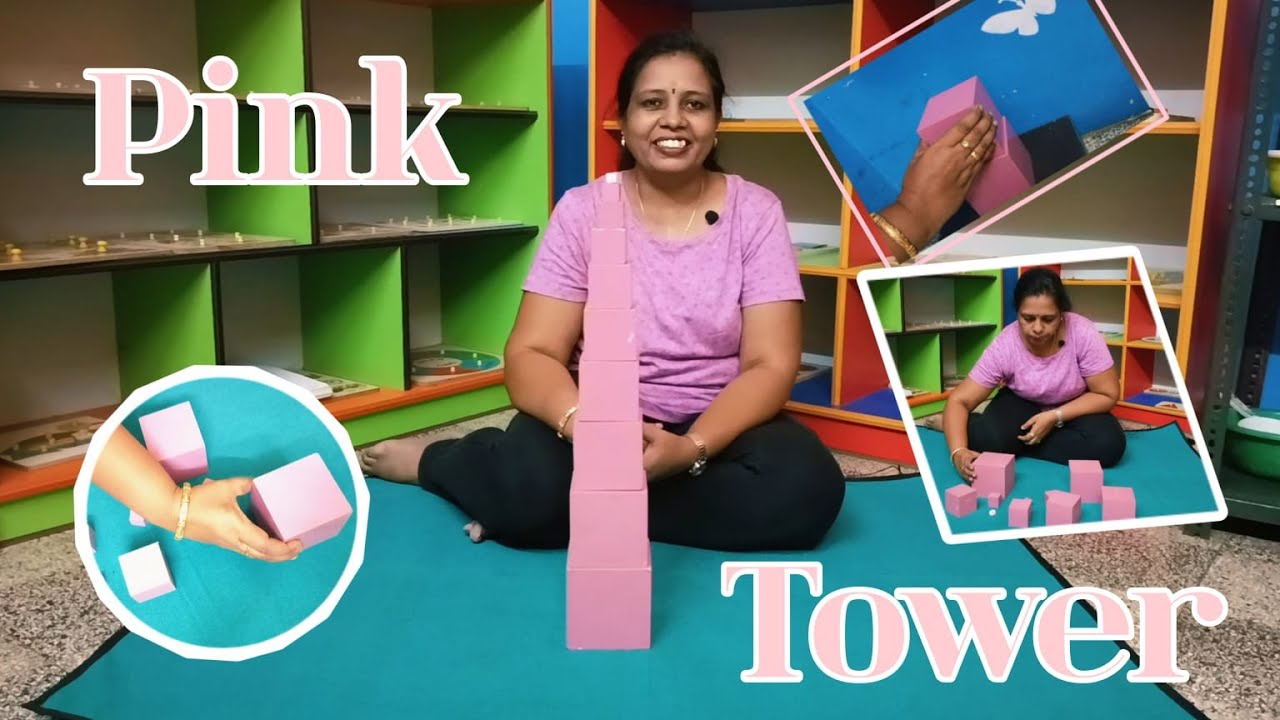 Pink Tower | Sensorial Activity | Indian Montessori Salem