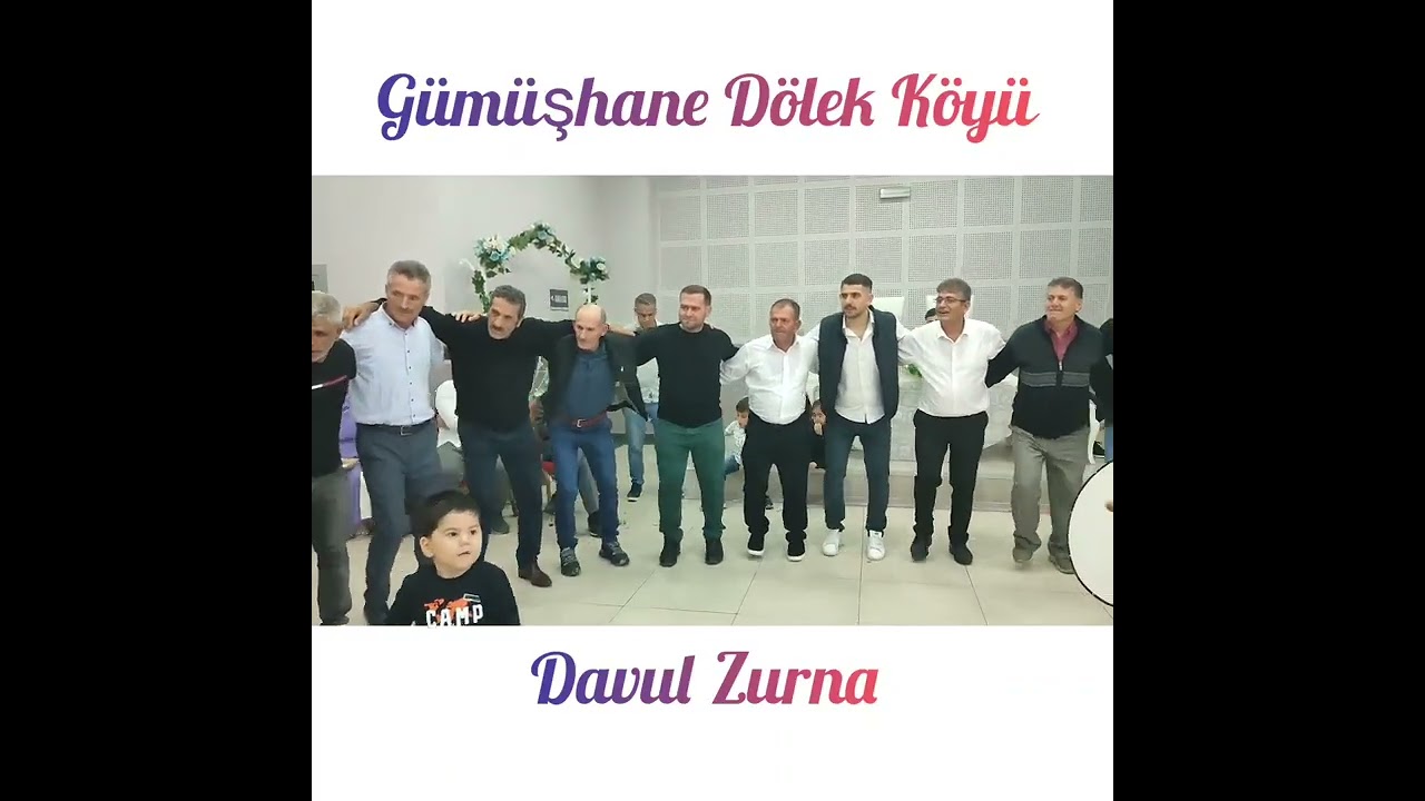 Gümüşhane Dölek Köyü Davul Zurna Oyunu