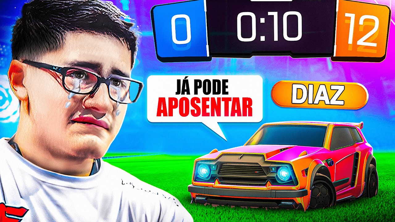 esse GRINGO zombou do DIAZ... E ELE FOI HUMILHADO AO VIVO NO ROCKET LEAGUE (amassado na RLCS)