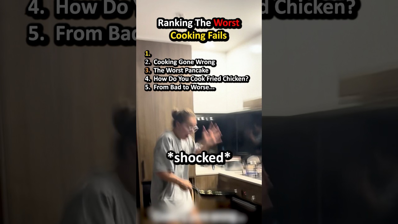Ranking The Worst Cooking Fails 🍳
