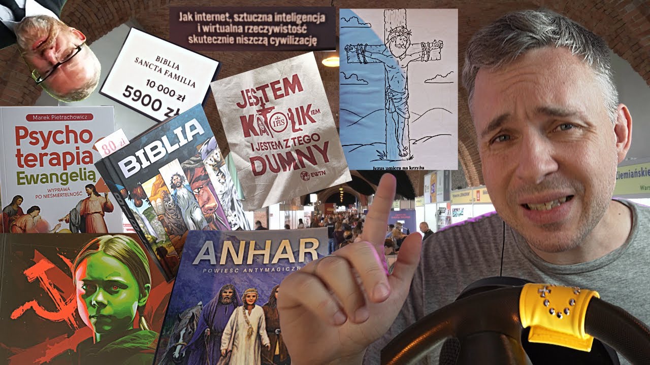 Ateista na katolickich targach 👉 katotiktok, szuria, Biblia 5k$, komiksy, r&oacute;żańce do auta itd...