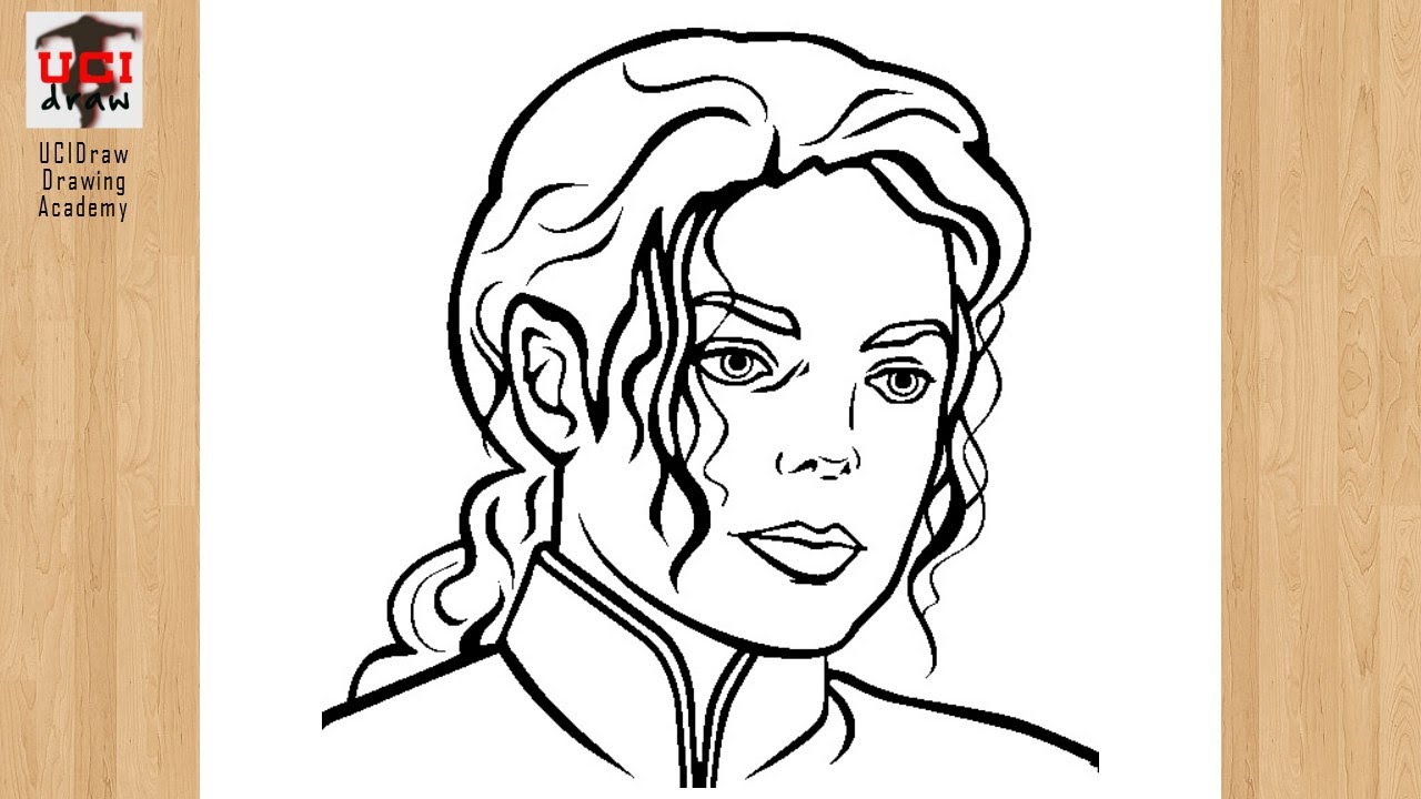 How to Draw Michael Jackson Drawing | Easy MJ Sketch Tutorial for Beginners Outline Art
