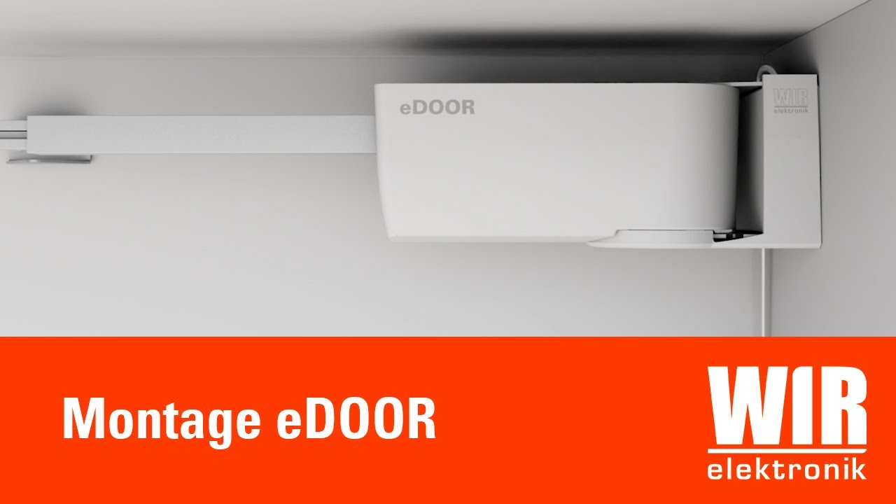 WIR elektronik eDOOR Montage automatischer Türöffner Installation