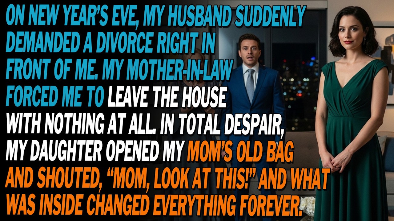 🎆 New Year’s Eve, My Husband Demanded Divorce. Mil Threw Me Out With Nothing—then My Daughter…
