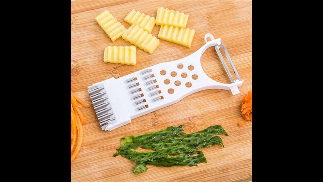 Multifunction Fruit Vegetable Loofah Device Kitchen Grater Cutting Cucumber Carrot Potato Peeler