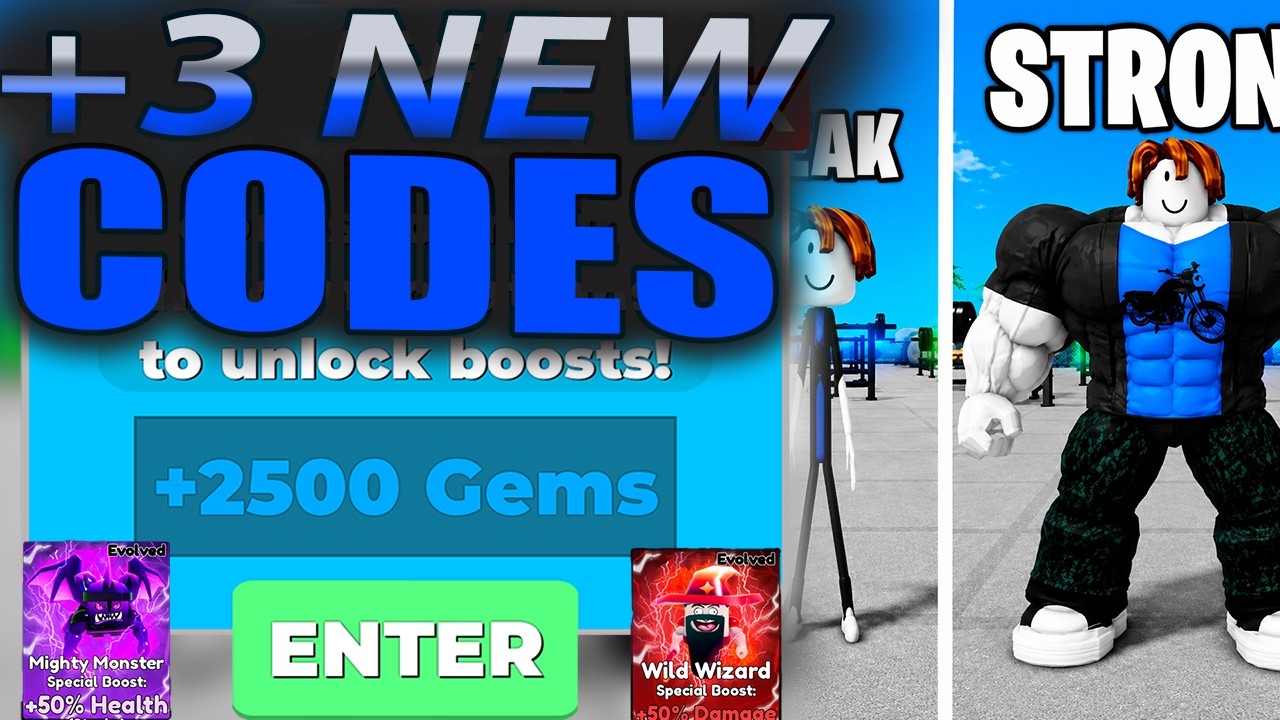 НОВЫЕ РАБОЧИЕ КОДЫ В MUSCLE LEGENDS В ROBLOX