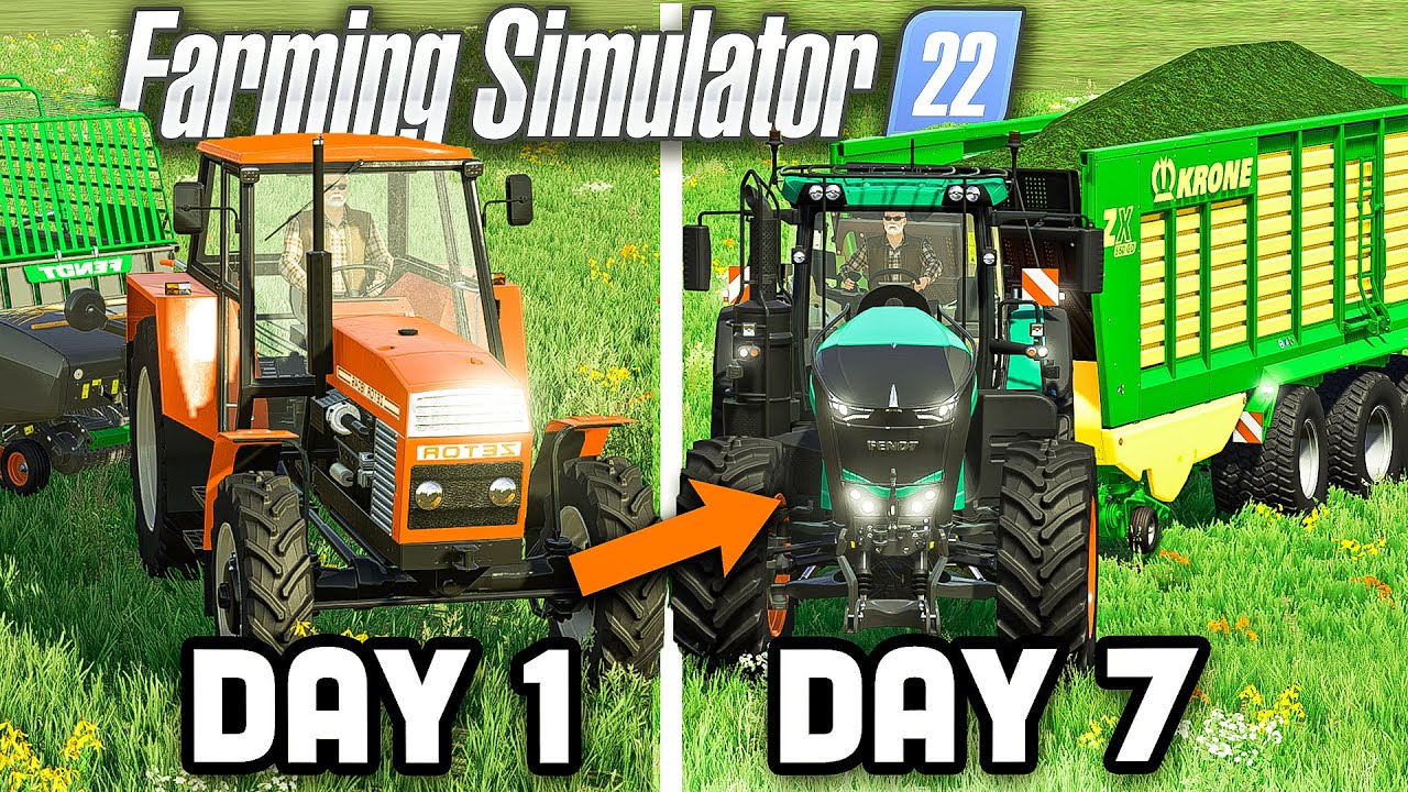 MEGA Challenge from $0 on FLAT MAP🚜 ep.7 | Farming Simulator 2022 timelapse