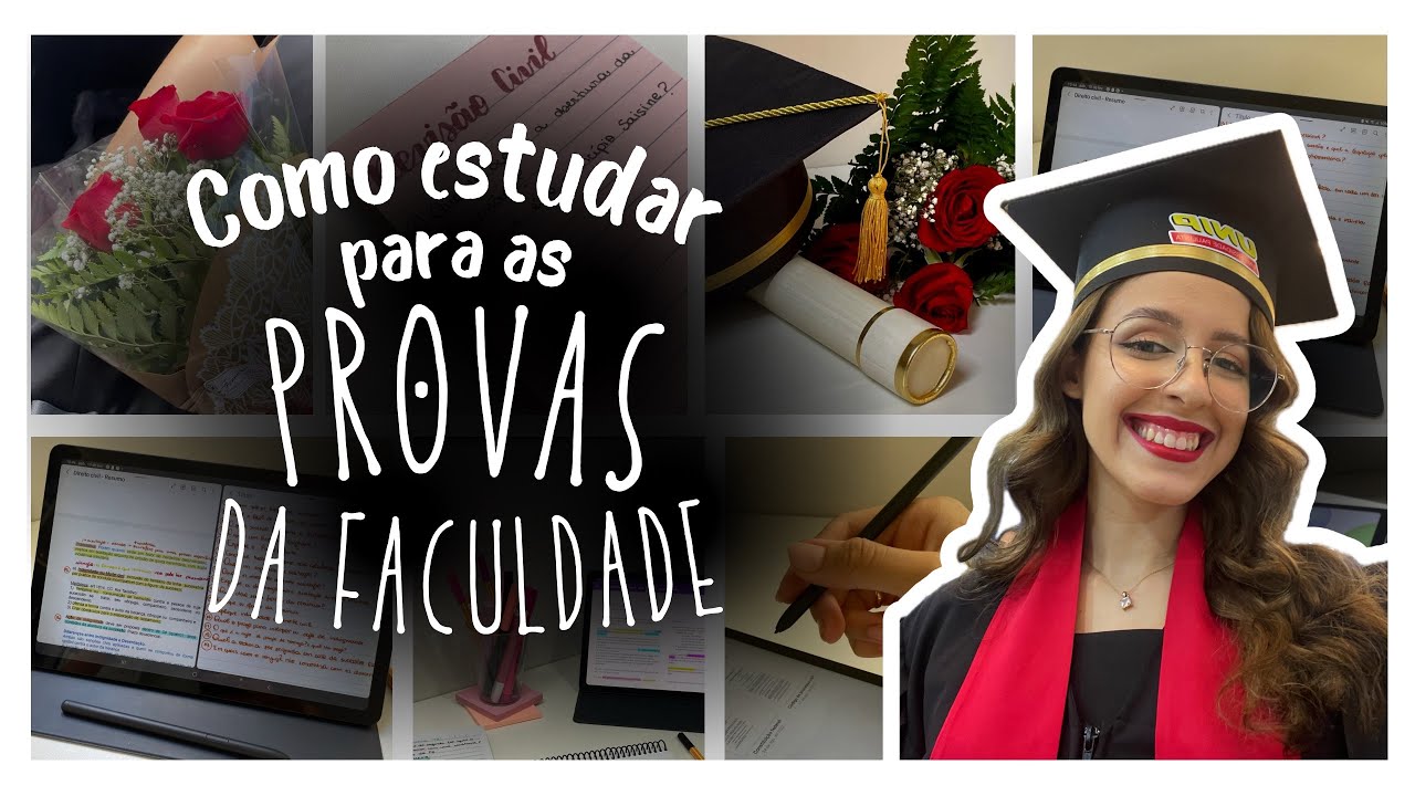 Como estudar para as provas da faculdade | método de estudar um PDF