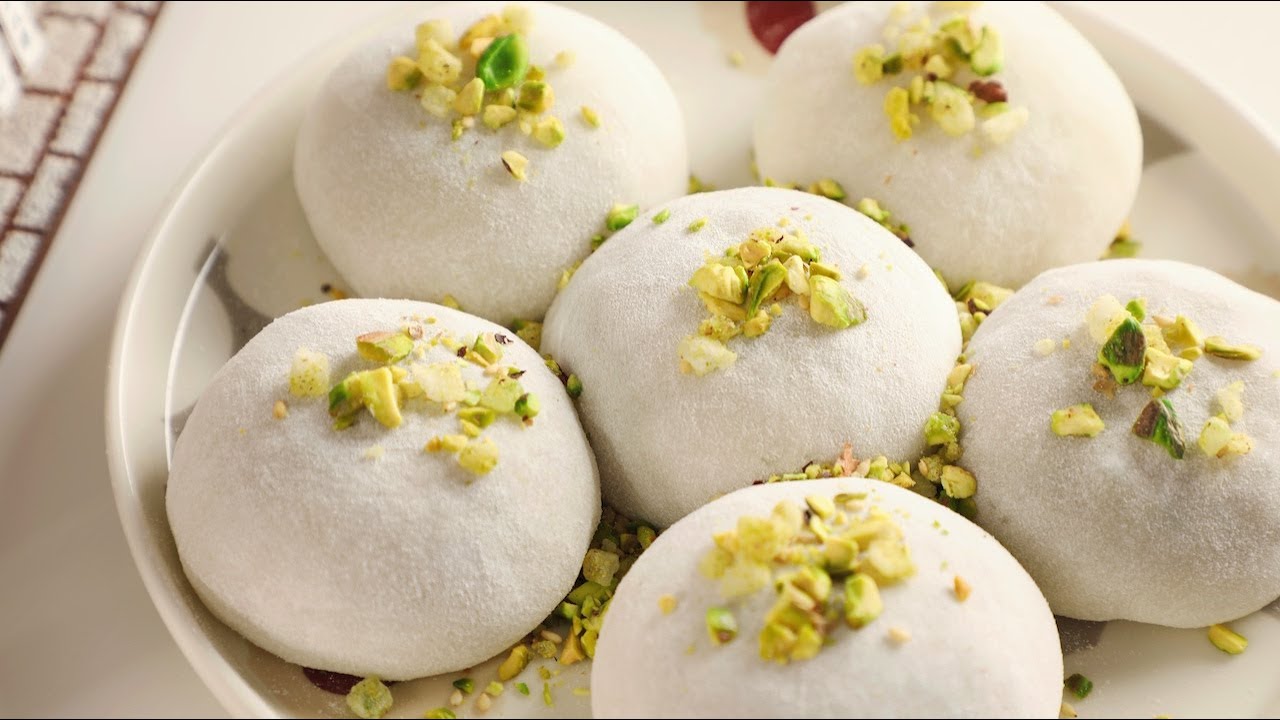 開心果糯米滋 Pistachio Mochi (Glutinous Rice Dumpling)