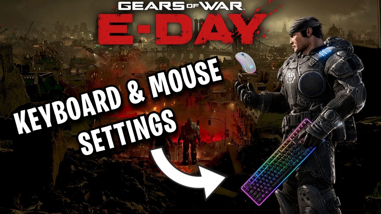 ЛУЧШИЕ настройки мыши и клавиатуры для Gears of War: E-Day (настройки + управление)