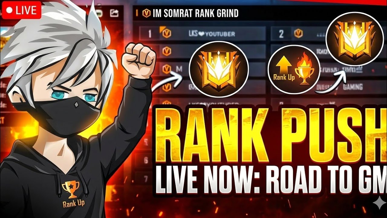 🔴 LIVE 🔥 Full Rank Push | No Mercy Gameplay