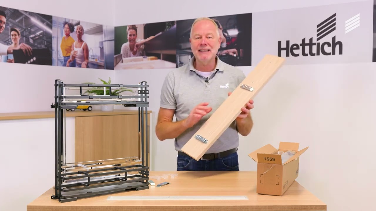 Paul explains: Lario pull-out unit assembly | Hettich